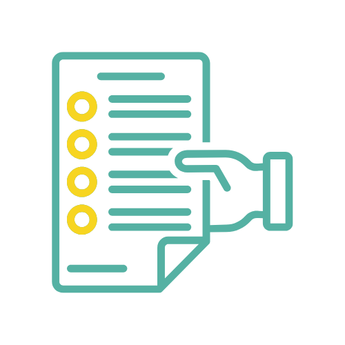 ZIPS Car Wash brand teal and yellow graphic hand holding a form